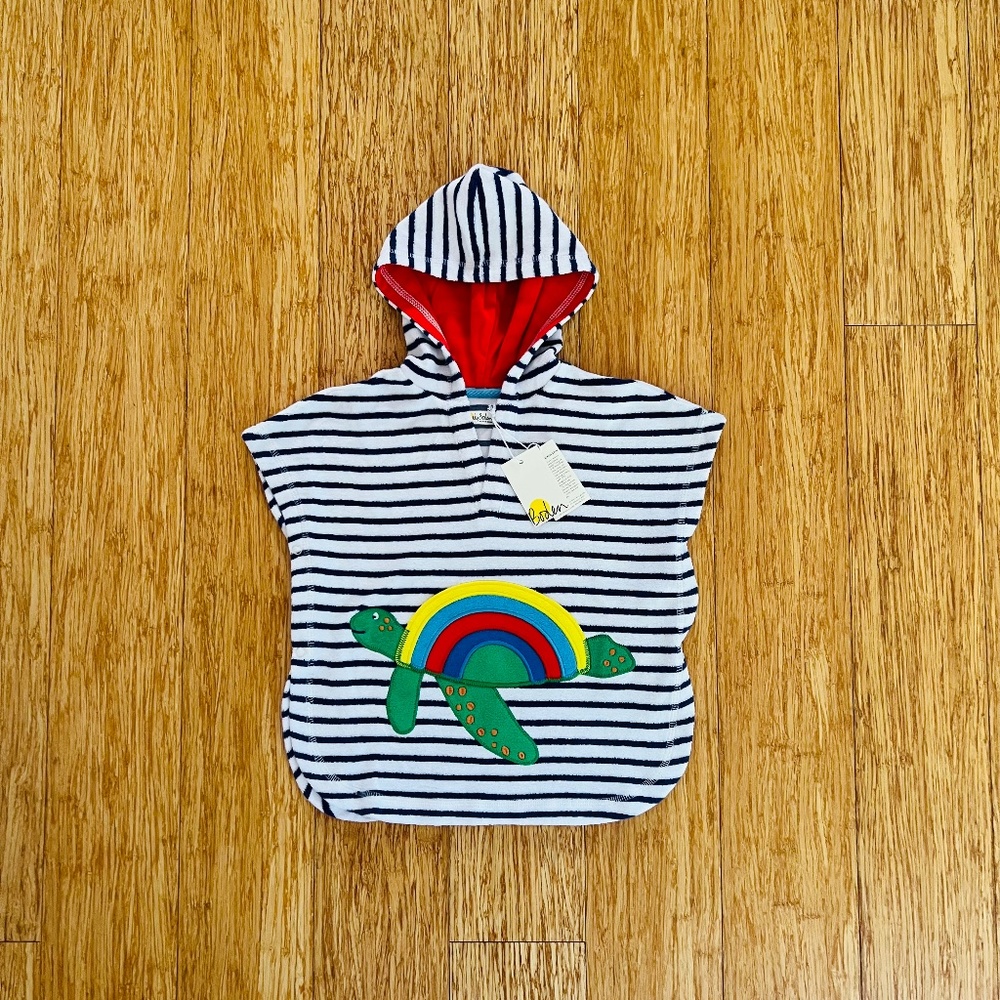 Baby Boden Rainbow Turtle cover up